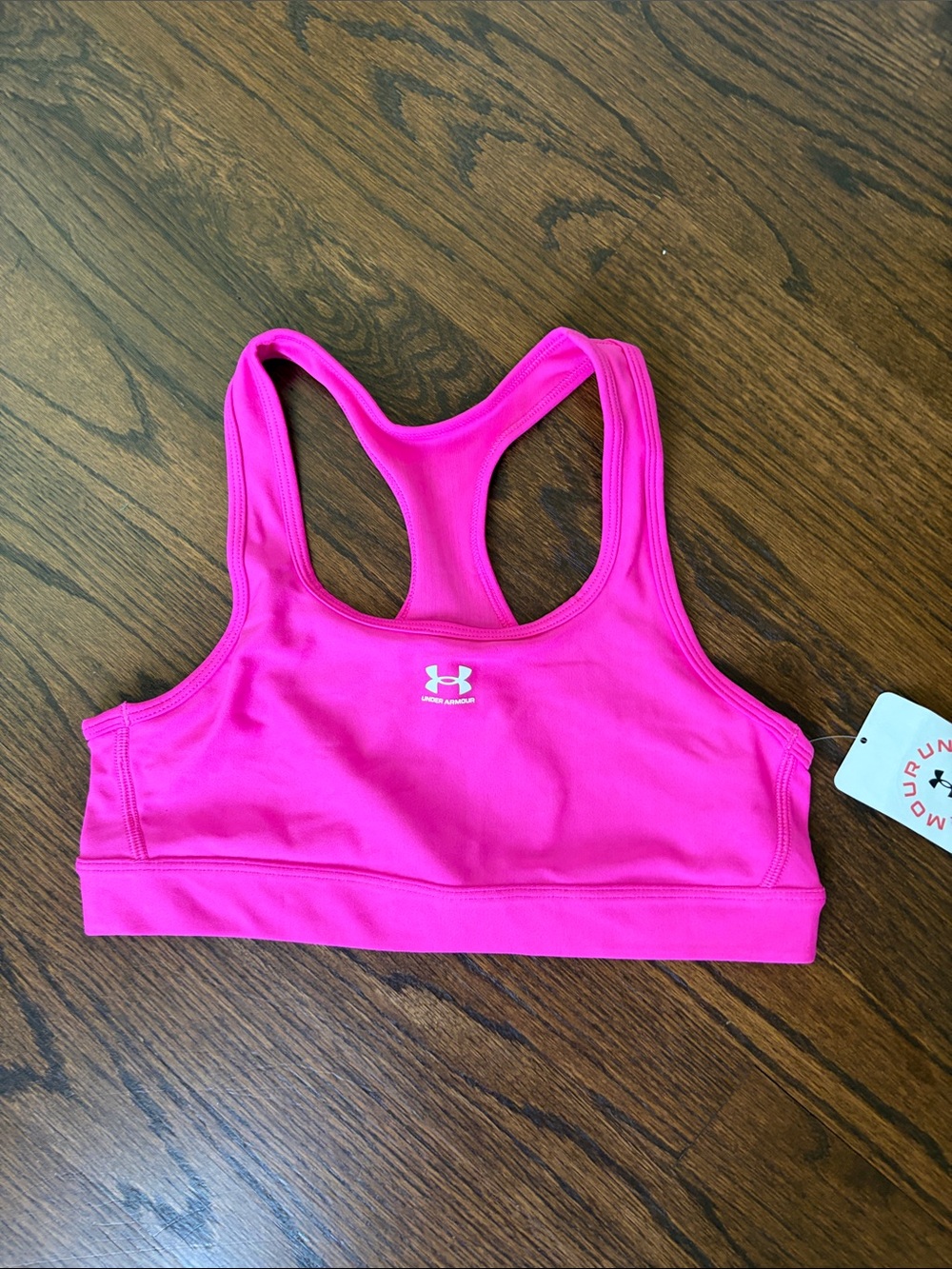 Under Armour Hot Pink Racerback Swim Sports Bra